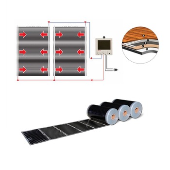 ECO-<font color='red'>friendly</font> graphene far infrared electric heating film 230*600mm sauna room <font color='red'>used</font>
