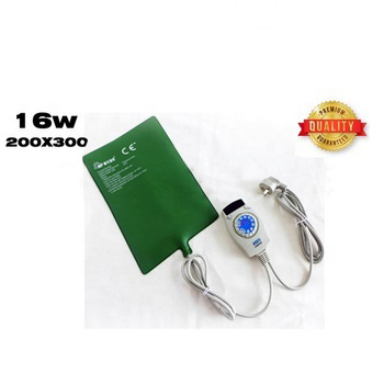 Green PVC waterproof cover FRI heating pet mat /pad 16W