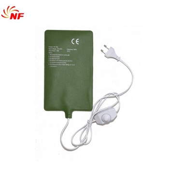 Hot selling 15*20cm waterproof far-infrared pvc electric reptile heat mat