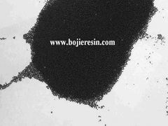 Manganese-containing wastewater treatment resin