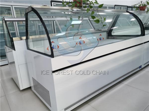 Catering use deli food cooked food display showcase chiller