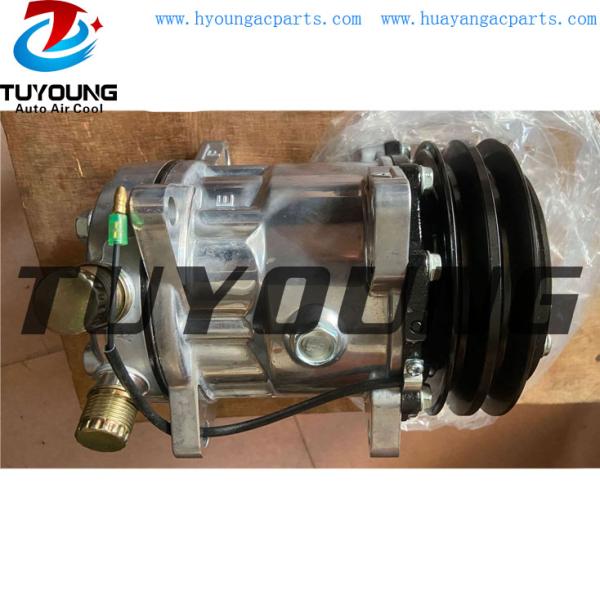 SD7H15 Automotive Air Conditioner Compressor for V-O Ring Vehicle 12v 2pk