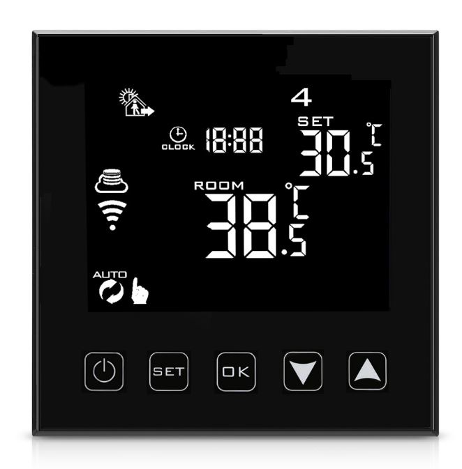 touch screen electric underfloor heating tuya wifi room thermostat