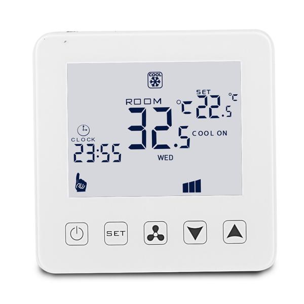 touch screen fan coil tuya wifi room thermostat