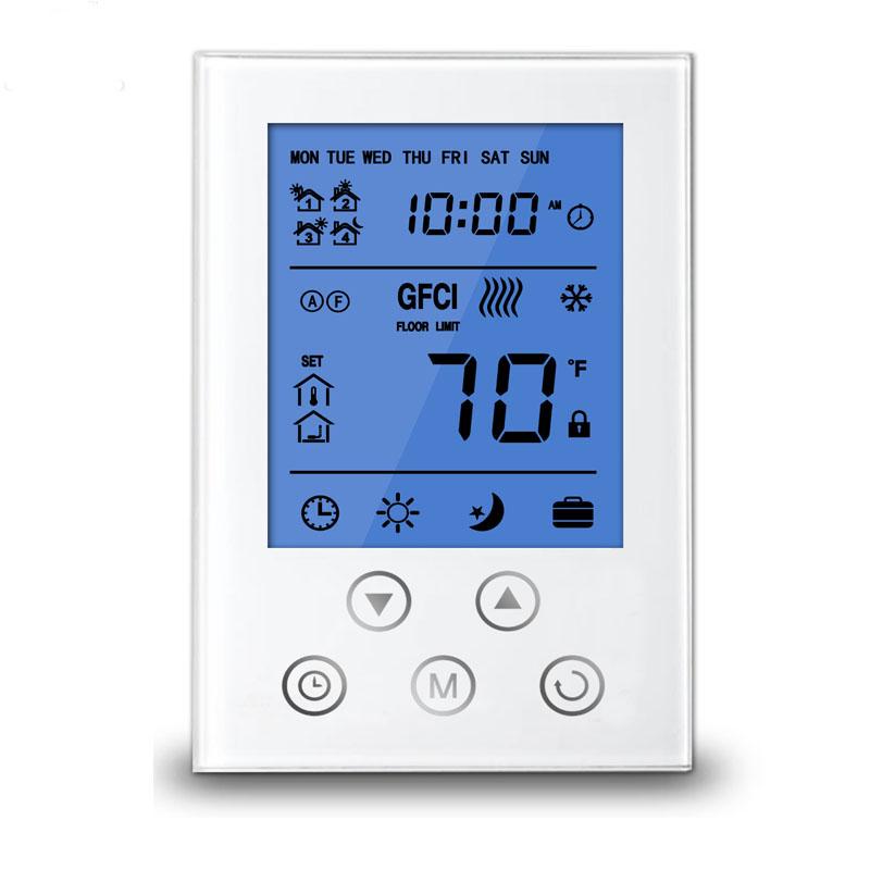 Class A GFCI 16amp Electric HeatingThermostat, with Floor Sensor,