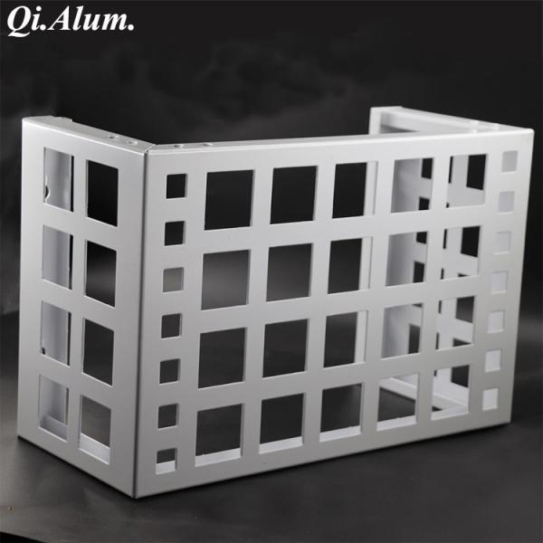 Popular exterior air conditioner cover aluminum perforated metal sheet Super-weatherability PPG coated air conditioner cover