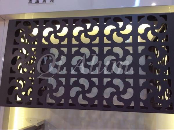 low price Building Decorative Powder Coated Aluminum Balcony air conditioner cover laser cut outdoor metal sheet