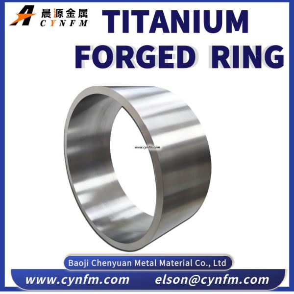 ASTM B381 Gr5 titanium forged ring used for industry and equipments