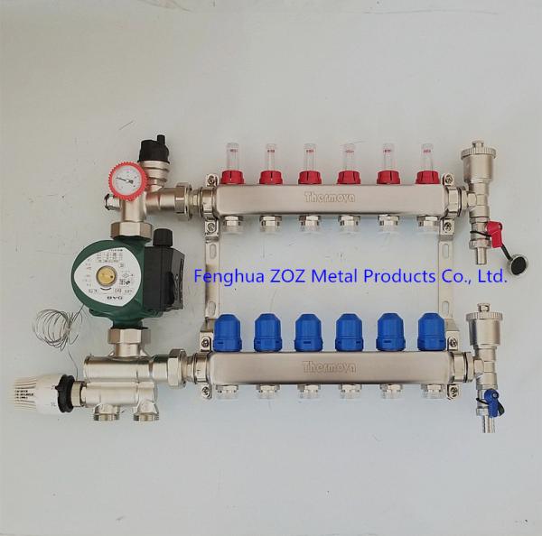 Underfloor Heating Manifold Pump Mixing Valve Assembly