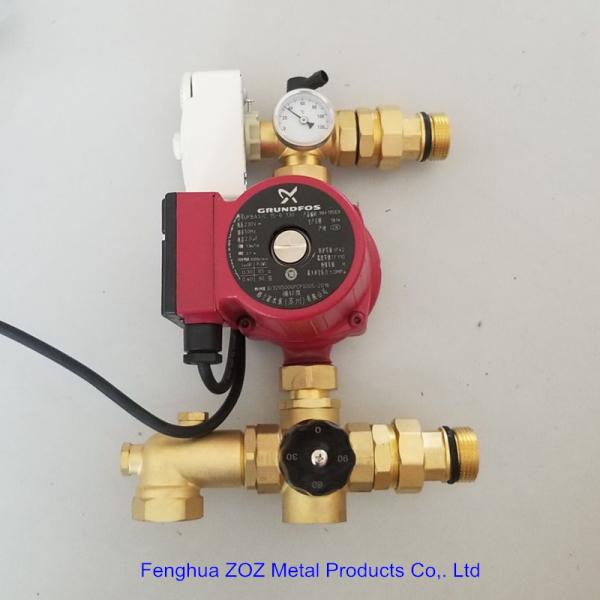 Thermostatic Mixing Valve Pump Set for Manifolds