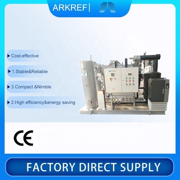Transcritical CO2 compressor refrigeration unit commercial supermarket cooling heating