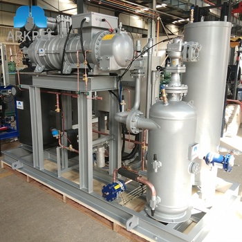 Transcritical CO2 compressor refrigeration unit commercial supermarket cooling heating
