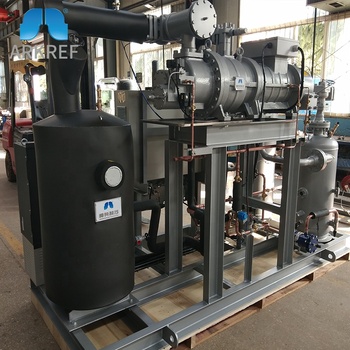 Transcritical CO2 compressor refrigeration unit commercial supermarket cooling heating