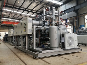 CO2 refrigeration skid for cold storage room with Ce