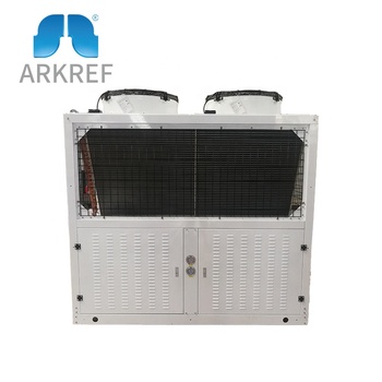 Box type condensing unit for industrial refrigeration