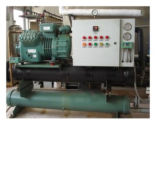 3 ton aquarium chiller water cooled refrigeration screw compressor condensing unit