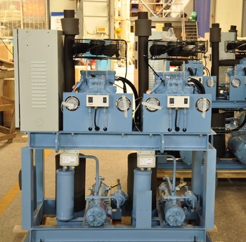 Marine sea fish transports storage freezer unit