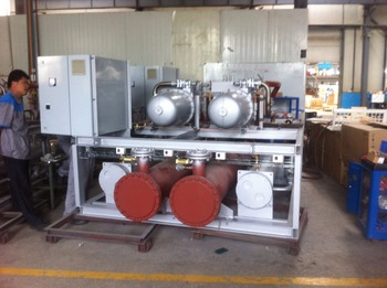 Seafood refrigerated fish freezer of cruise transport