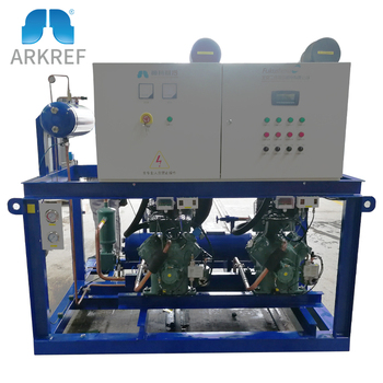 Refrigeration Equipment Food Processing Plant Cold Storage Unit Low-temperature Screw Compressor Parallel Unit