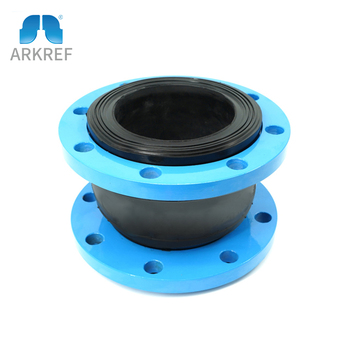 Coupling Flexible Connector Galvanized Pipe Single Bellow DN125 Flexible Rubber Shockproof Joint