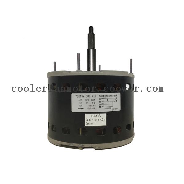 : YDK139-500-4LF Three speed 500w 50 / 60hz ac fan coil unit motor with best quality asynchronous motor