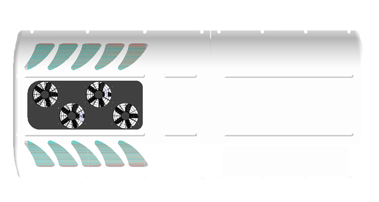 CTNET-EVAC-10 Electric Bus Air Conditioner For 10-11 meters Electric Bus