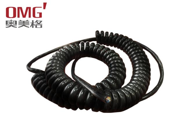 A spring cable for AC charging pile