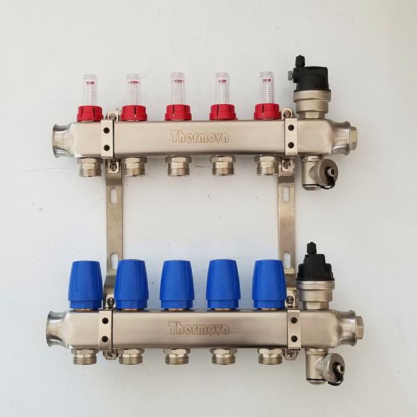 Stainless Steel Radiant Floor Manifold Kit