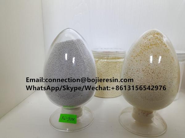 Carbapenem antibiotic extraction resin