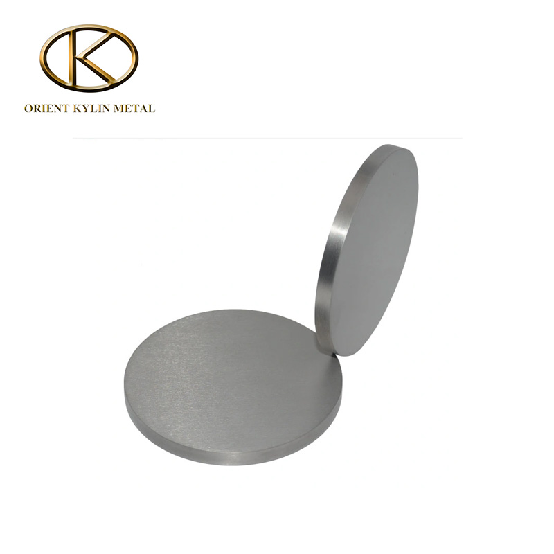 99.95% High Purity Niobium Disc Nb Round Target Plate for Superconducting Material