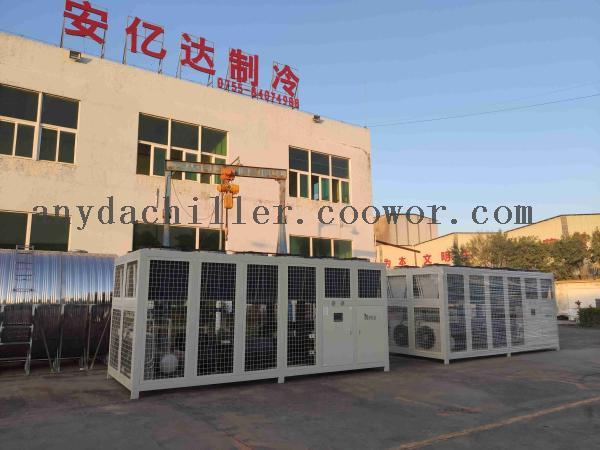 100Ton 350Kw Air Cooled Screw Water Chiller - Coowor.com