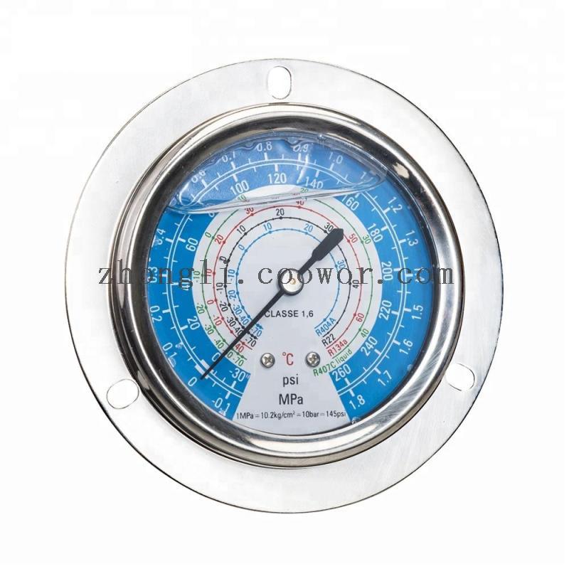 Oil Pressure Compound Gauge Oil Pressure Gauge For Refrigeration unit ...