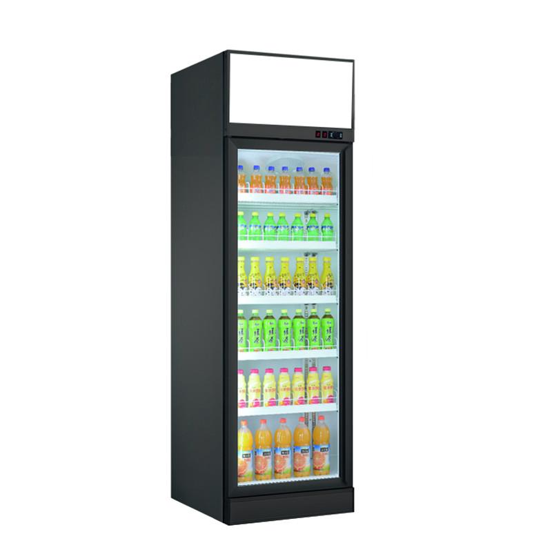 Commercial Glass 1 Door <font color='red'>Display</font> Refrigerator <font color='red'>Upright</font> <font color='red'>Beverage</font> Cooler with <font color='red'>LED</font> <font color='red'>Lighting</font>