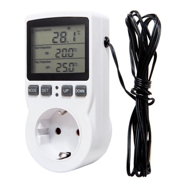 European standard electric underfloor heating thermostat plug socket