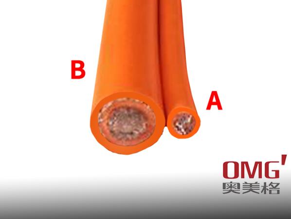 Thickness distinction of automobile high voltage harness
