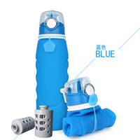 New camping premium folding filter water bottle