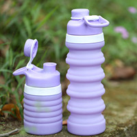 Best-selling foldable filter silicone water bottle