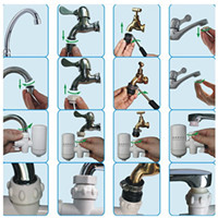 Ceramic filter element mini tap water filter