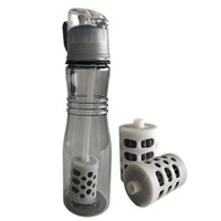 Sterilized plastic BPA - free filter water bottles