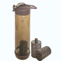 99% virus removal from portable filter water bottle