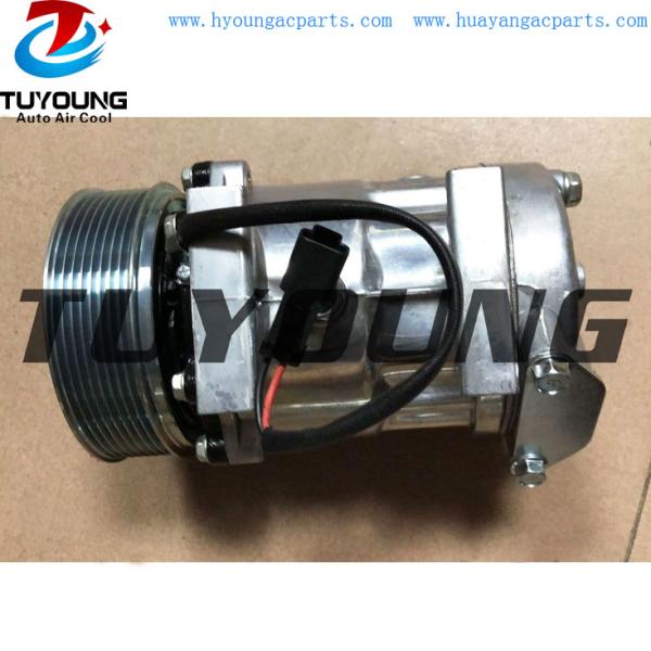 TUYOUNG  <font color='red'>Sanden</font> SD7H15 <font color='red'>JCB</font> vehicle air conditioning <font color='red'>compressor</font> 32008562 320/08562 320 08562