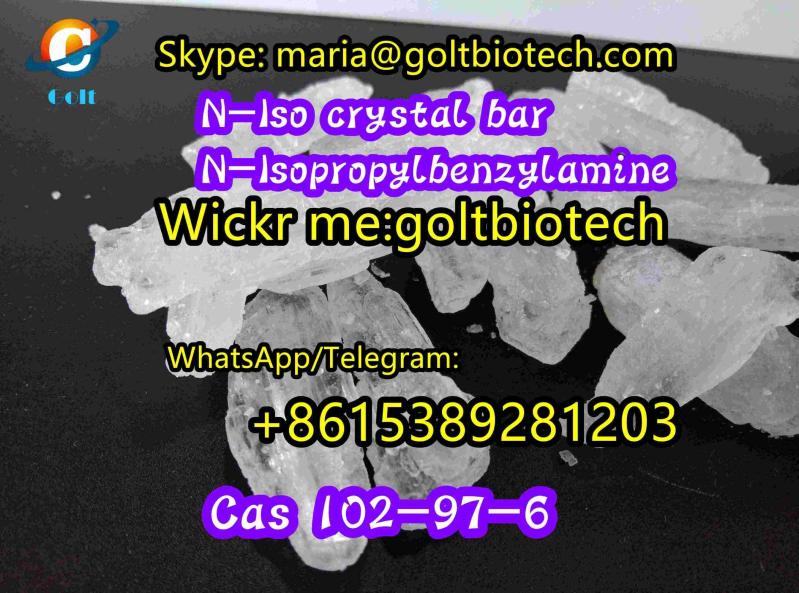 Wickr me:goltbiotech  Buy <font color='red'>N</font>-<font color='red'>Isopropylbenzylamine</font> <font color='red'>CAS</font> <font color='red'>102</font>-<font color='red'>97</font>-<font color='red'>6</font> clearly Crystals Rod China supplier