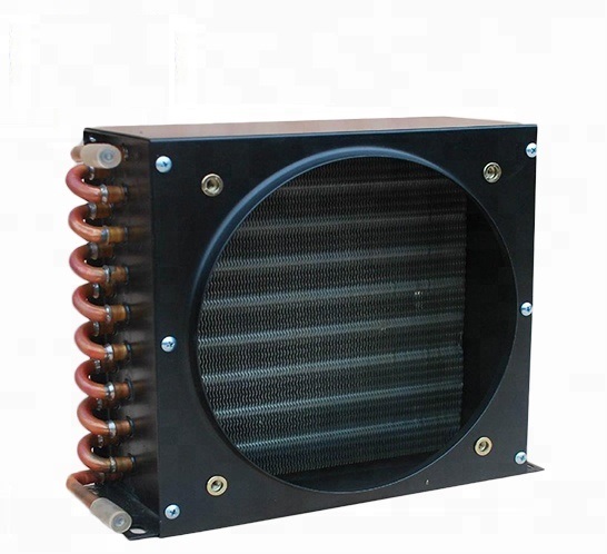 refrigeration copper condenser,wood stove heat exchange,fin type condenser