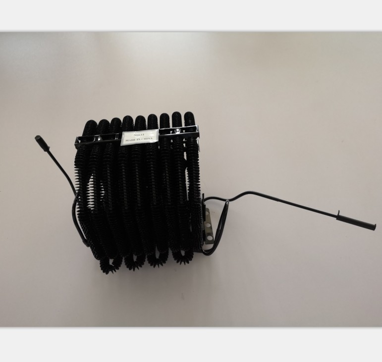 High Efficiency Retek Brand Black Color <font color='red'>Spiral</font> <font color='red'>Steel</font> <font color='red'>Fin</font> Condenser For Refrigeration