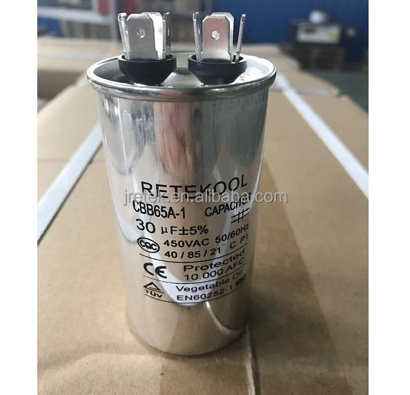 FACTORY SUPPLYING motor running capacitor cbb65 450v
