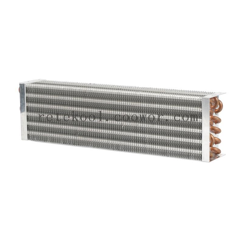 copper tube finn type evaporator  coil for refrigeration condensing unit