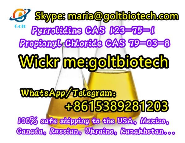 Mexico safe arrive Propionyl chloride Cas 79-03-8 Pyrrolidine Cas 123-75-1 liquid for sale China suppliers Wickr me:goltbiotech