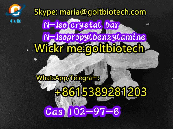 Buy N-Isopropylbenzylamine CAS 102-97-6 clearly Crystals Rod China supplier safe delivery to USA Australia Canada Wickr me:goltbiotech
