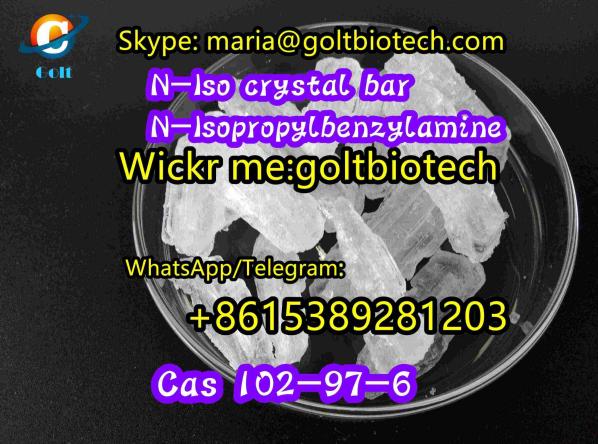 Buy N-Isopropylbenzylamine CAS 102-97-6 clearly Crystals Rod China supplier safe delivery to USA Australia Canada Wickr me:goltbiotech