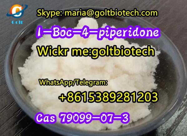 Factory Bulk sale 1-Boc-4-piperidone Cas 79099-07-3 China factory 100% safe to USA, Mexico Wickr me:goltbiotech